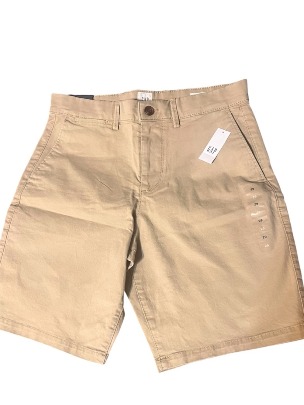 GAP Men’s Essential Khaki 10” Short NWT Size 29 Beige GapFlex